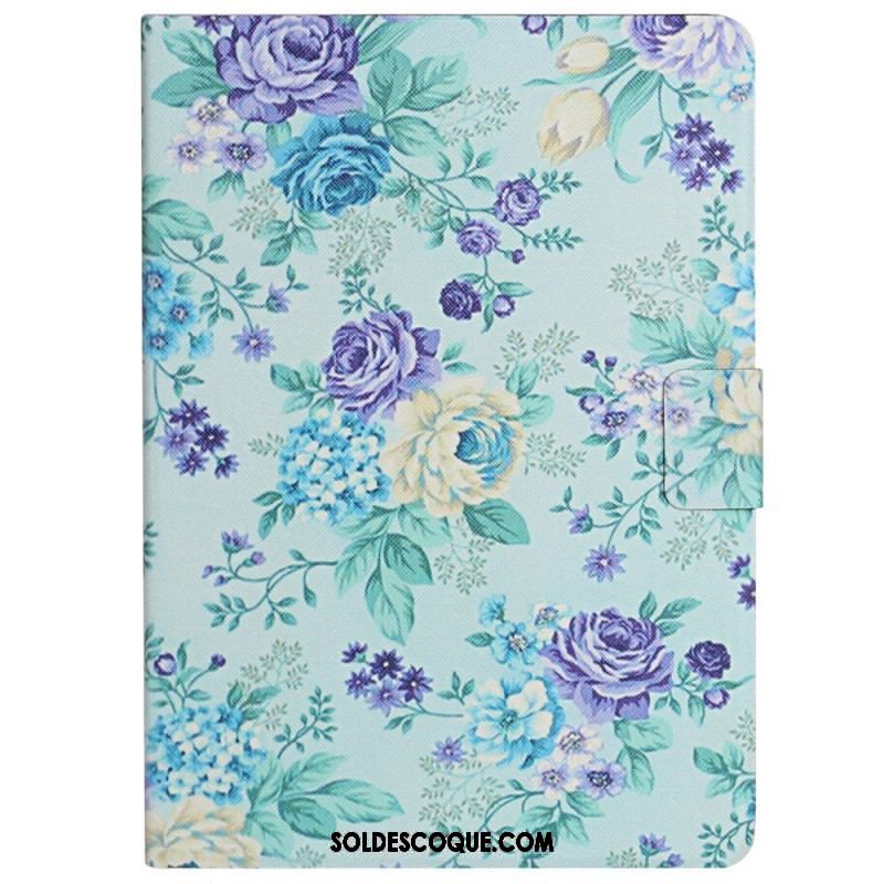 Housse Samsung Galaxy Tab A8 (2021) Fleurs Fleurs Fleurs