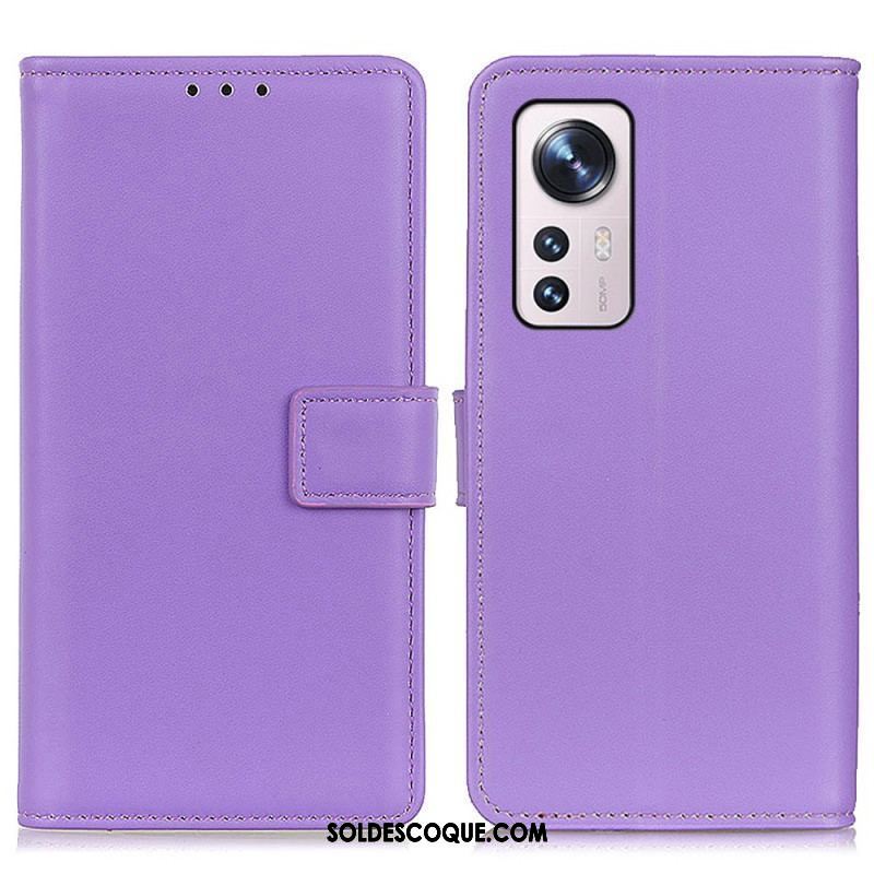 Housse  Xiaomi 12 / 12X Simili Cuir Simple