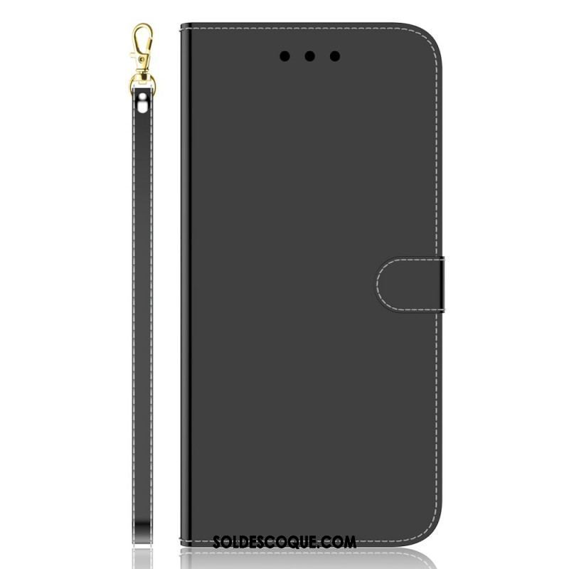 Housse Xiaomi 12 Pro Simili Cuir Couverture Miroir