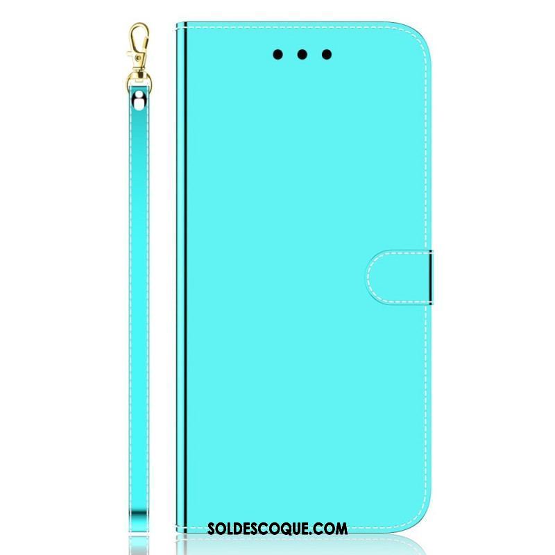 Housse Xiaomi 12 Pro Simili Cuir Couverture Miroir