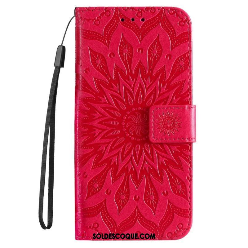 Housse Xiaomi 12T / 12T Pro Mandala Soleil à Lanière