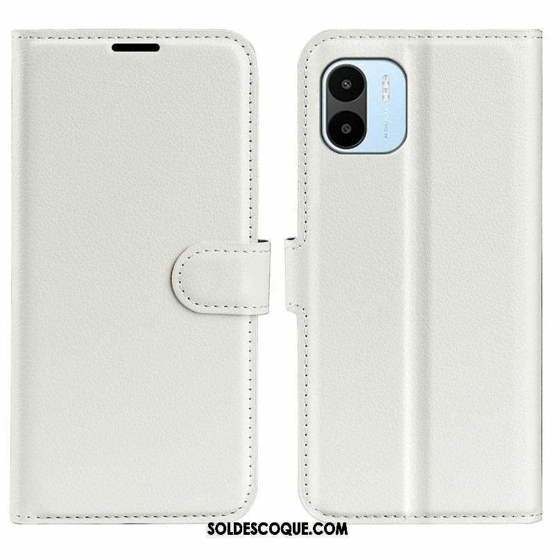 Housse Xiaomi Redmi A1 Classique Effet Cuir Litchi