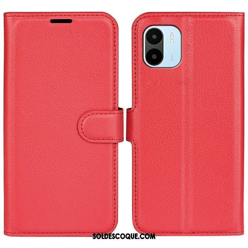 Housse Xiaomi Redmi A1 Classique Effet Cuir Litchi