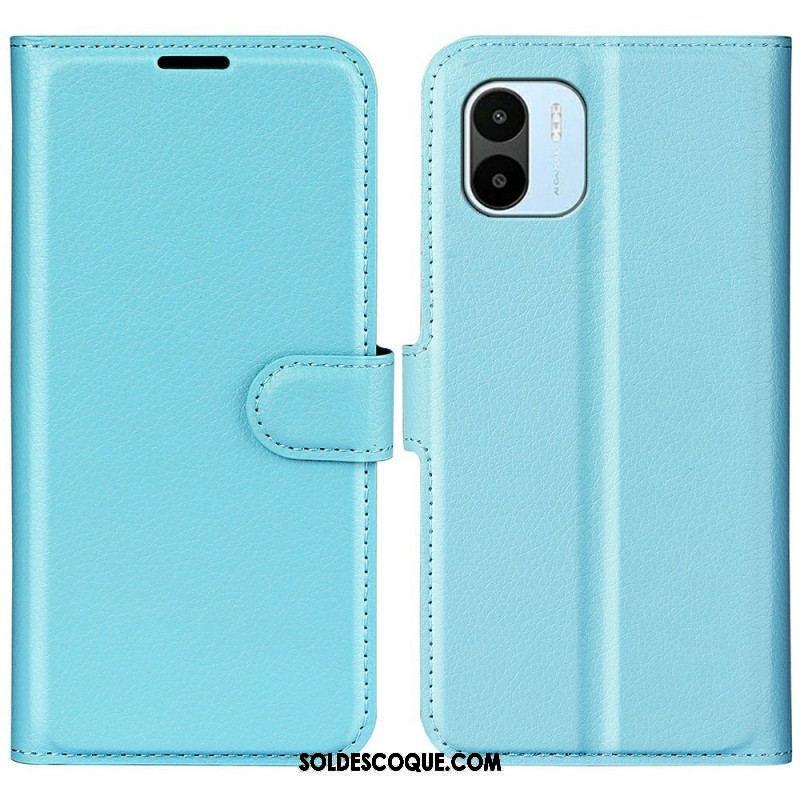 Housse Xiaomi Redmi A1 Classique Effet Cuir Litchi