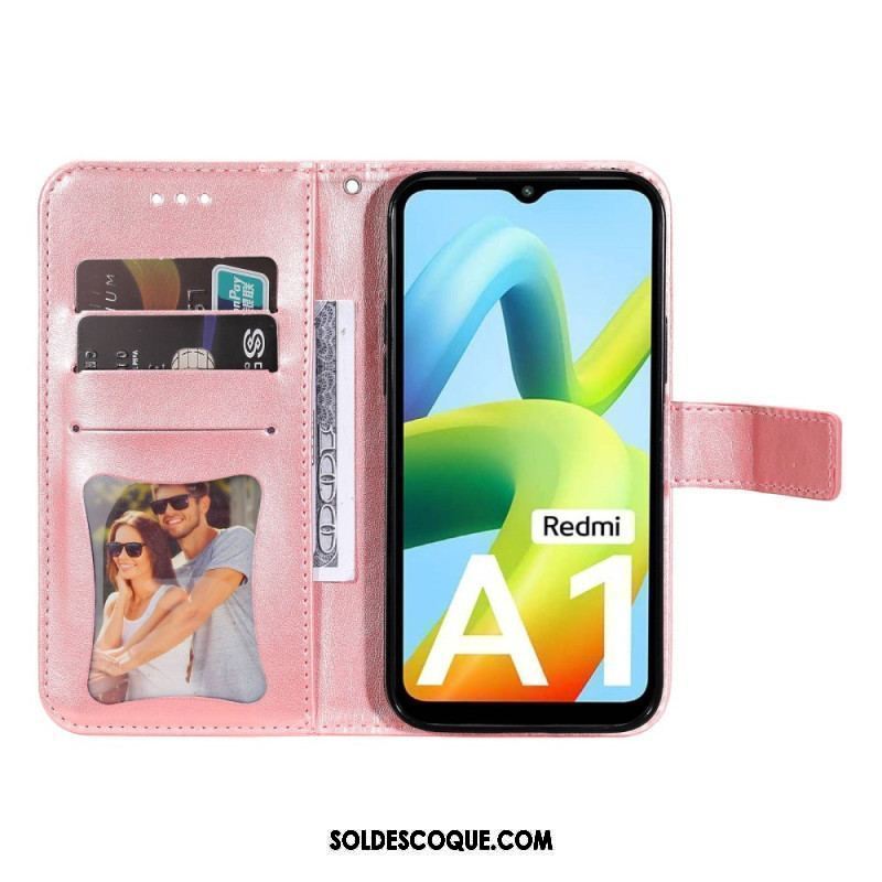 Housse Xiaomi Redmi A1 Mandala de Fleurs