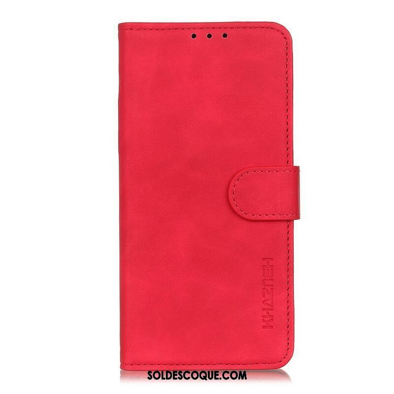 Housse Xiaomi Redmi Note 10 5G / Poco M3 Pro 5G Effet Cuir KHAZNEH