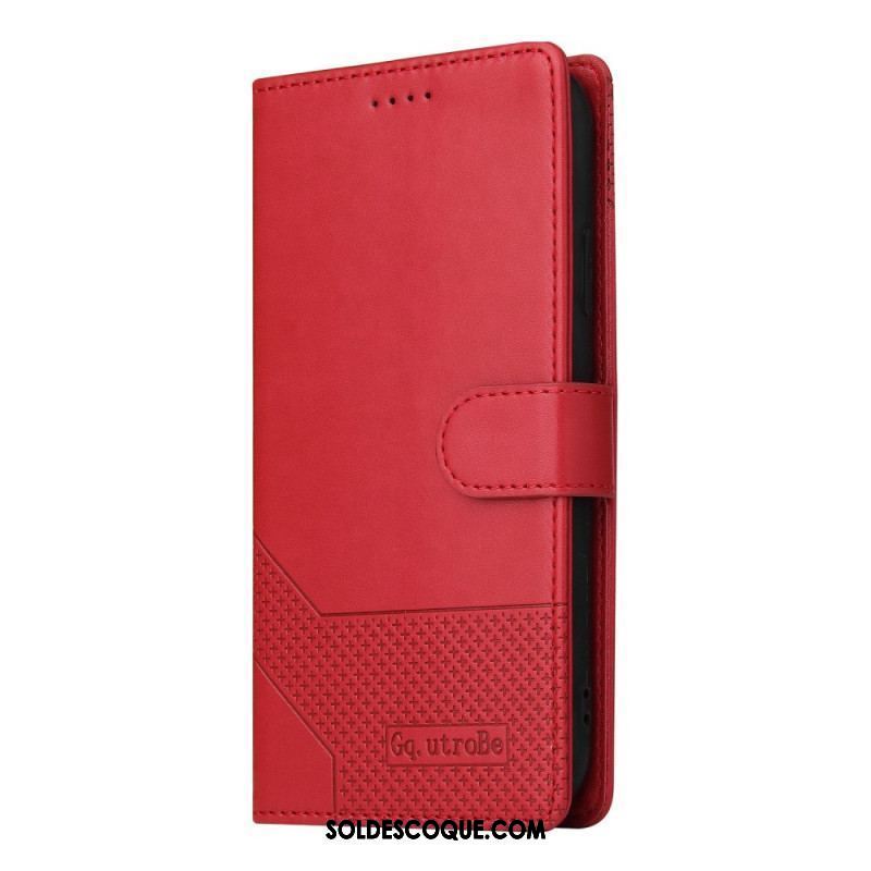 Housse Xiaomi Redmi Note 10 Pro Effet Cuir GQ.UTROBE