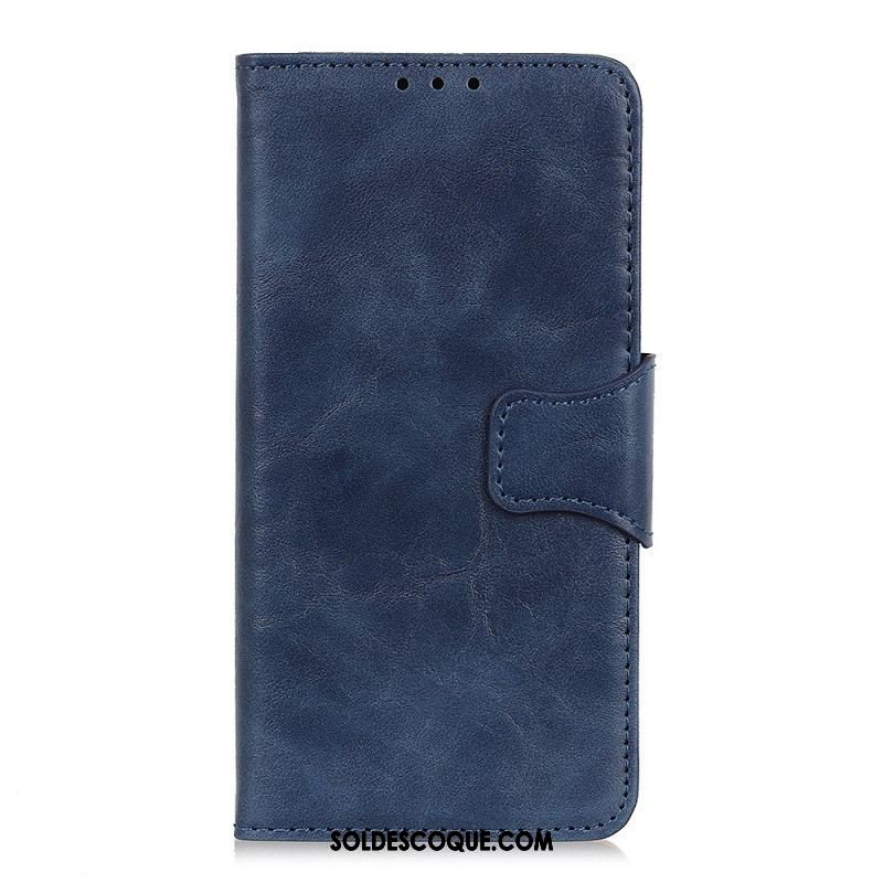 Housse Xiaomi Redmi Note 11 Pro / Note 11 Pro 5G Cuir Fendu Fermoir Réversible