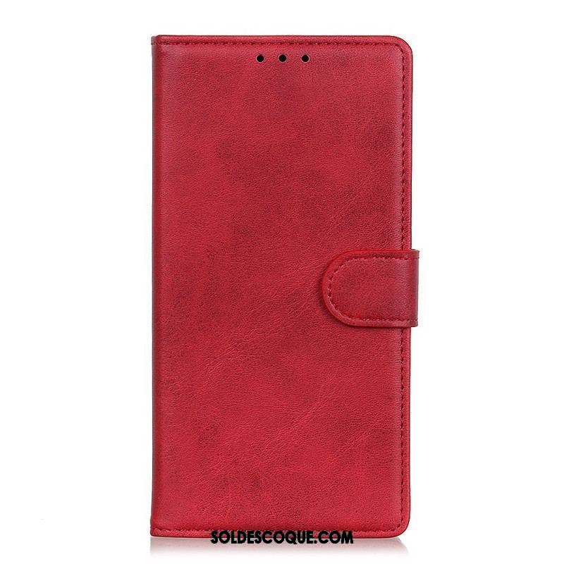 Housse Xiaomi Redmi Note 11 Pro / Note 11 Pro 5G Effet Cuir Mat Rétro