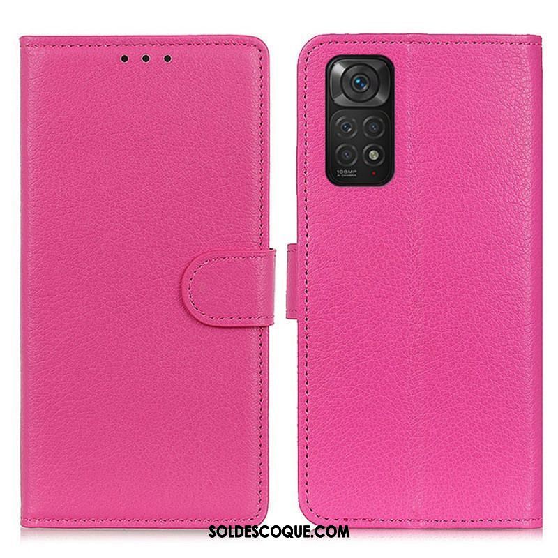 Housse Xiaomi Redmi note 11 / 11s Traditionnellement Litchi