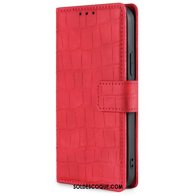 Housse iPhone 14 Crocodile