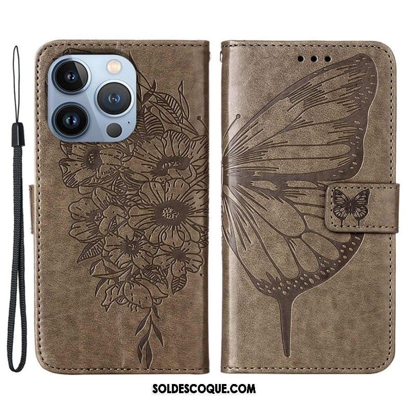 Housse iPhone 14 Plus Papillon Design