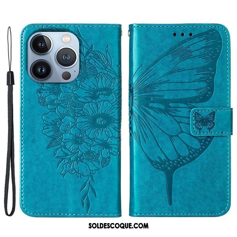 Housse iPhone 14 Plus Papillon Design