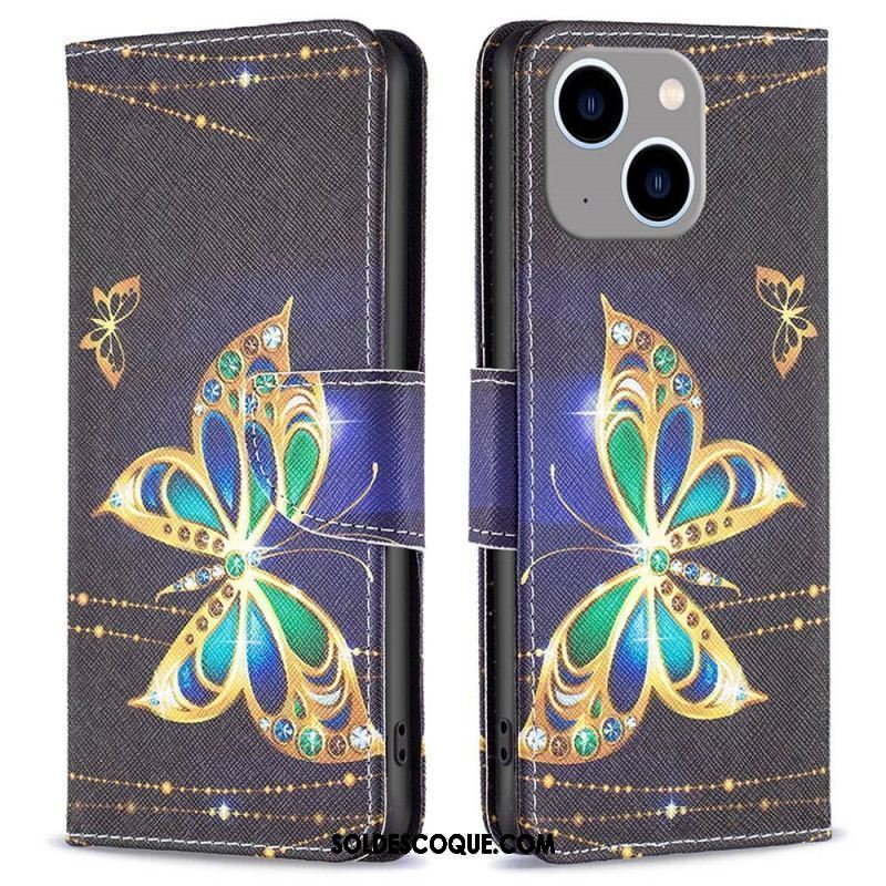 Housse iPhone 14 Plus Papillons du Monde