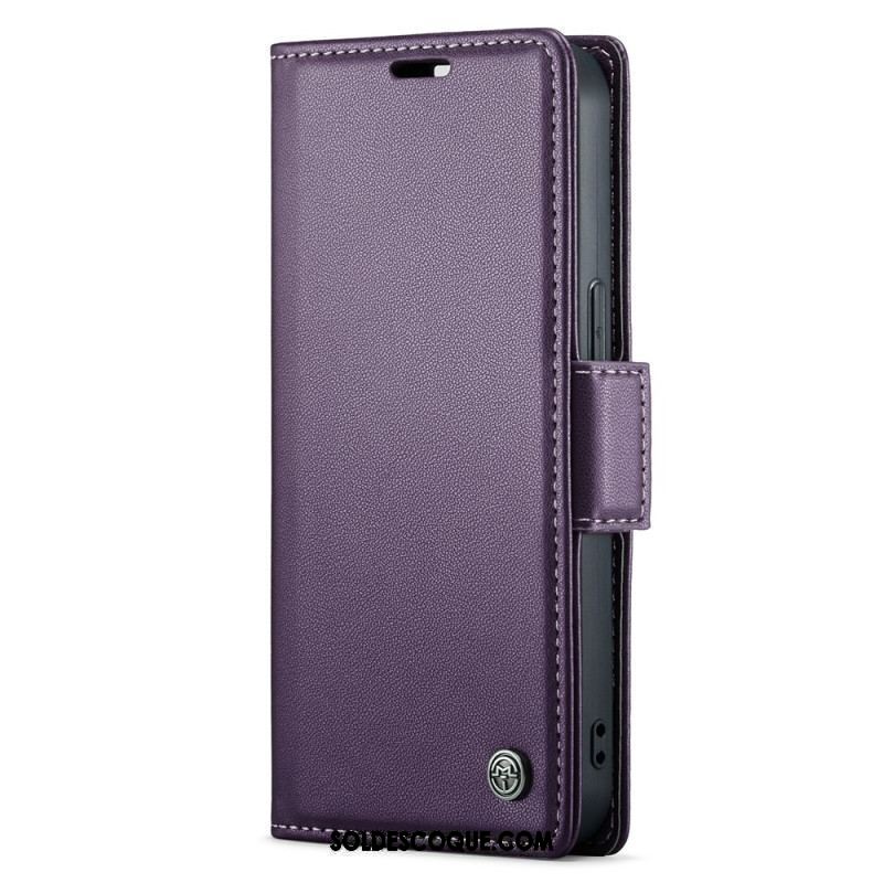 Housse iPhone 15 Style Cuir CASEME