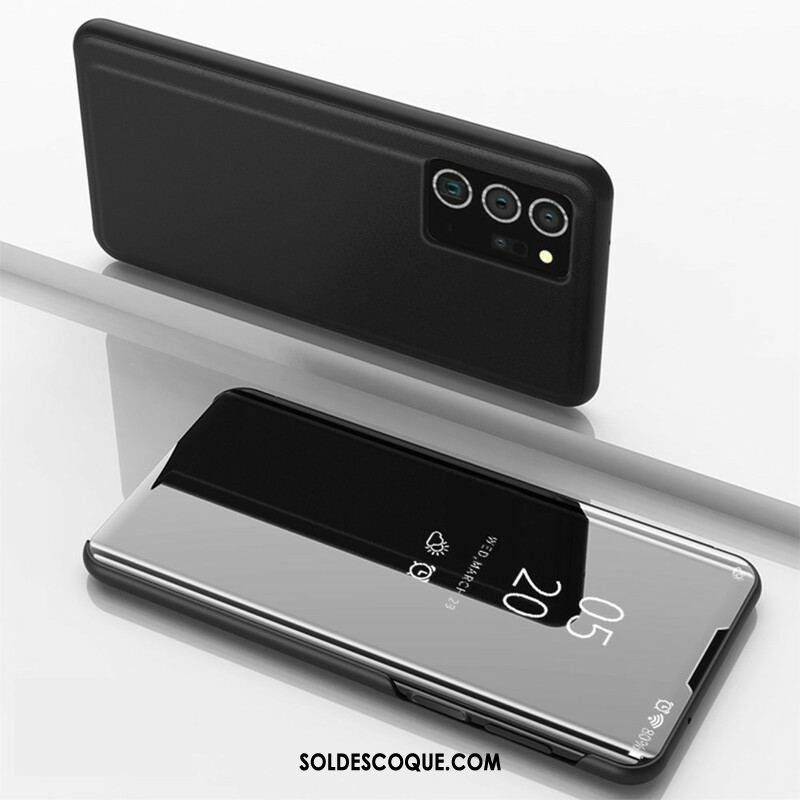 View Cover Samsung Galaxy Note 20 Miroir et Simili Cuir