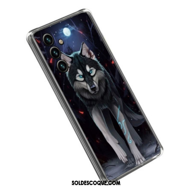 Coque Samsung Galaxy A14 5G / A14 Loup Graphique