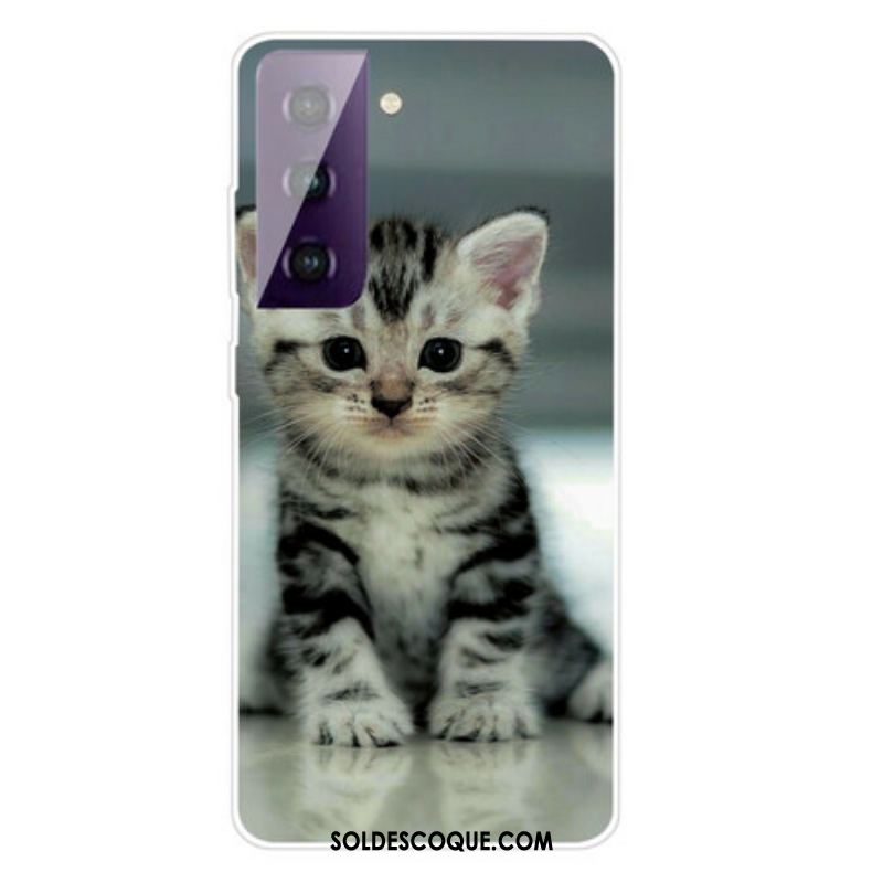 Coque Samsung Galaxy S21 FE Chaton Chaton