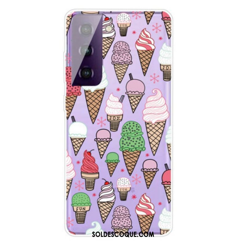 Coque Samsung Galaxy S21 FE Glaces à la Crème