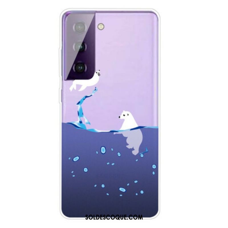 Coque Samsung Galaxy S21 FE Jeux de Mer