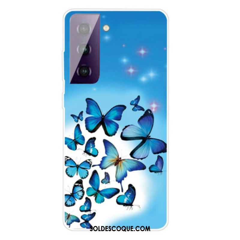 Coque Samsung Galaxy S21 FE Papillons Papillons