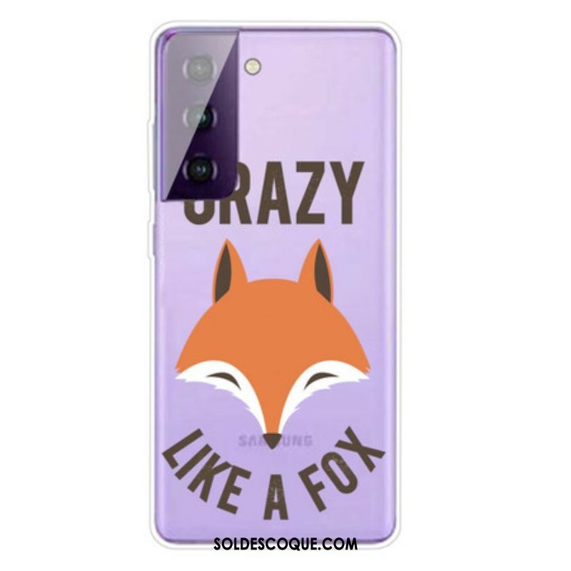 Coque Samsung Galaxy S21 FE Renard / Crazy Like a Fox