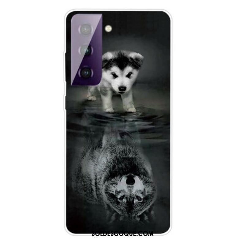 Coque Samsung Galaxy S21 FE Rêve de Chiot