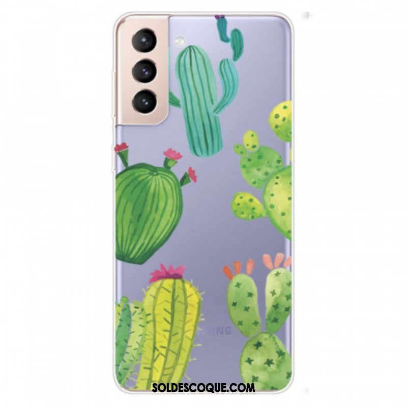 Coque Samsung Galaxy S22 Plus 5G Cactus Aquarelle