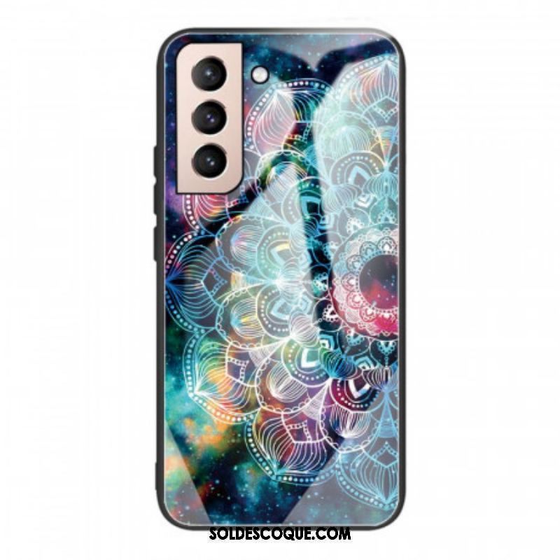 Coque Samsung Galaxy S22 Plus 5G Verre Trempé Mandala