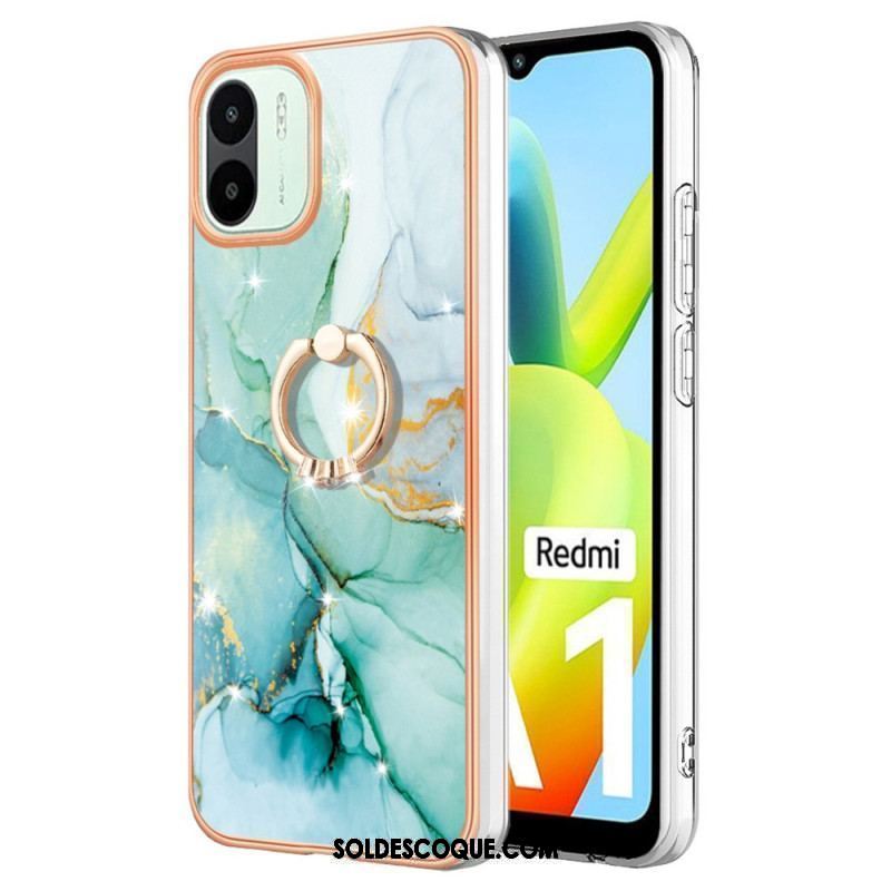 Coque Xiaomi Redmi A1 Marbre avec Anneau-Support