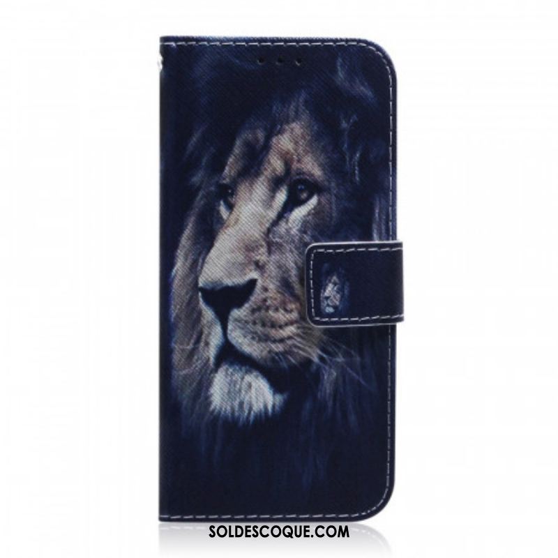 Housse Samsung Galaxy M52 5G Lion de Minuit