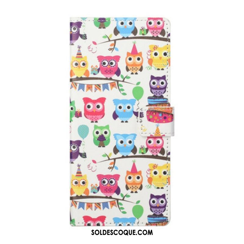 Housse Samsung Galaxy S21 FE Multiples Hiboux