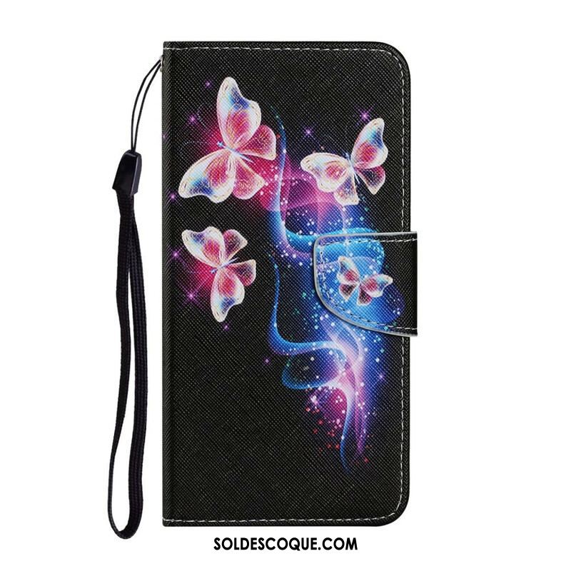 Housse Samsung Galaxy S21 FE Papillons Magiques