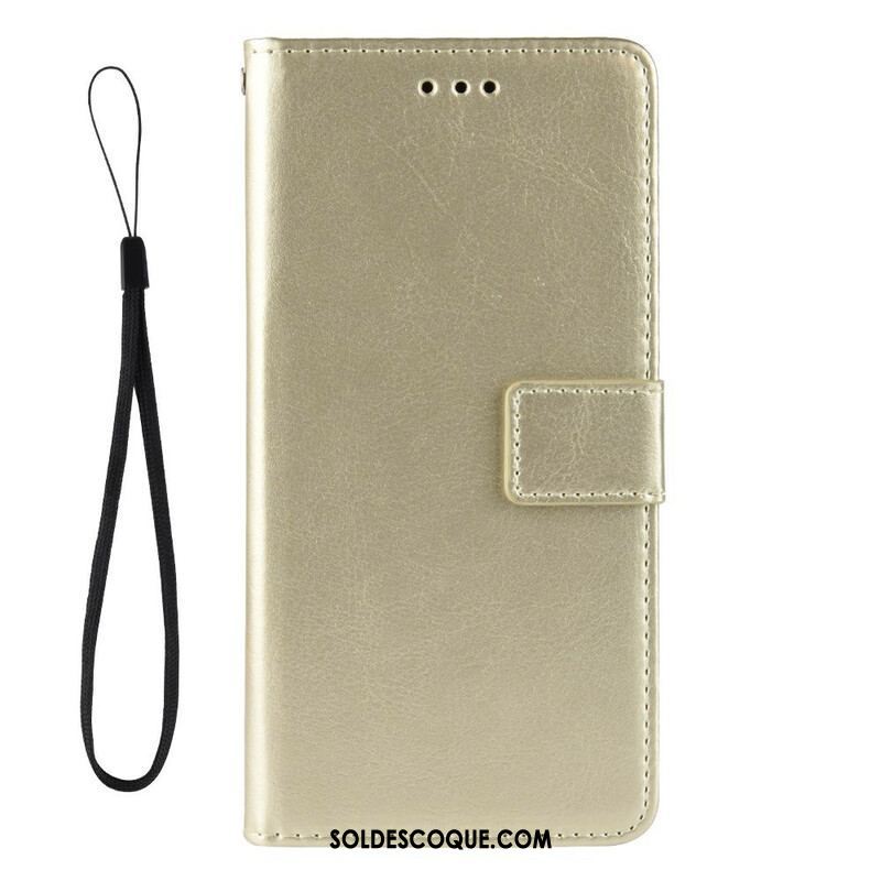 Housse Samsung Galaxy S21 FE Simili Cuir Flashy