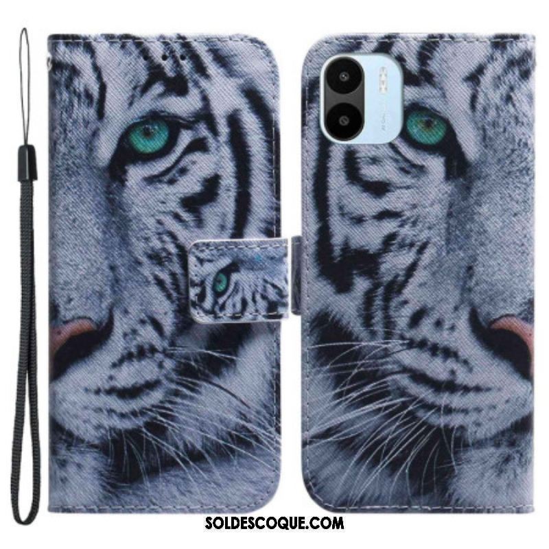 Housse Xiaomi Redmi A1 Tigre Blanc