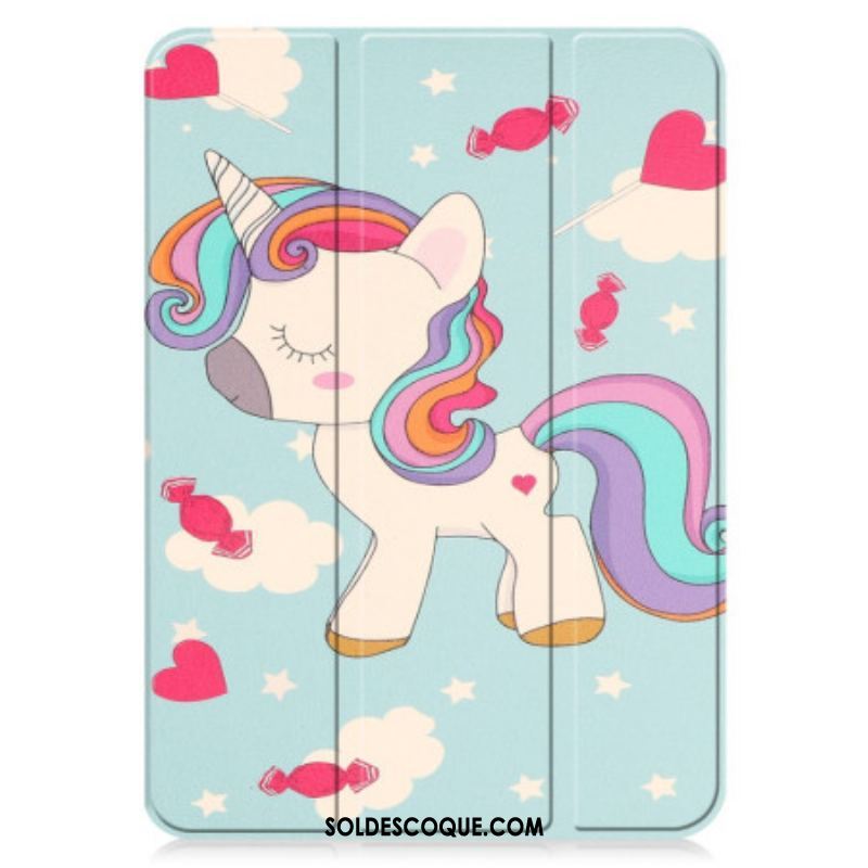 Smart Case iPad 10.9'' (2022) Renforcée Licorne